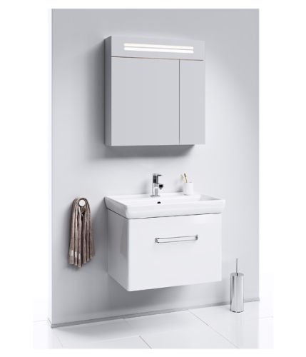 Тумба с умывальником AQWELLA Neo 70 Белый Neo.01.07/1